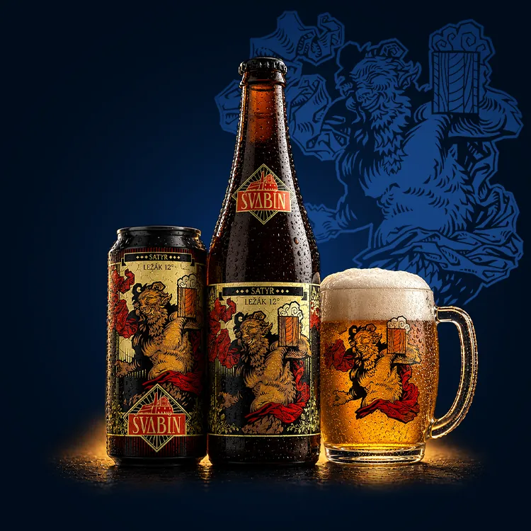 Satyr™ — Ležák 12° · Czech Premium